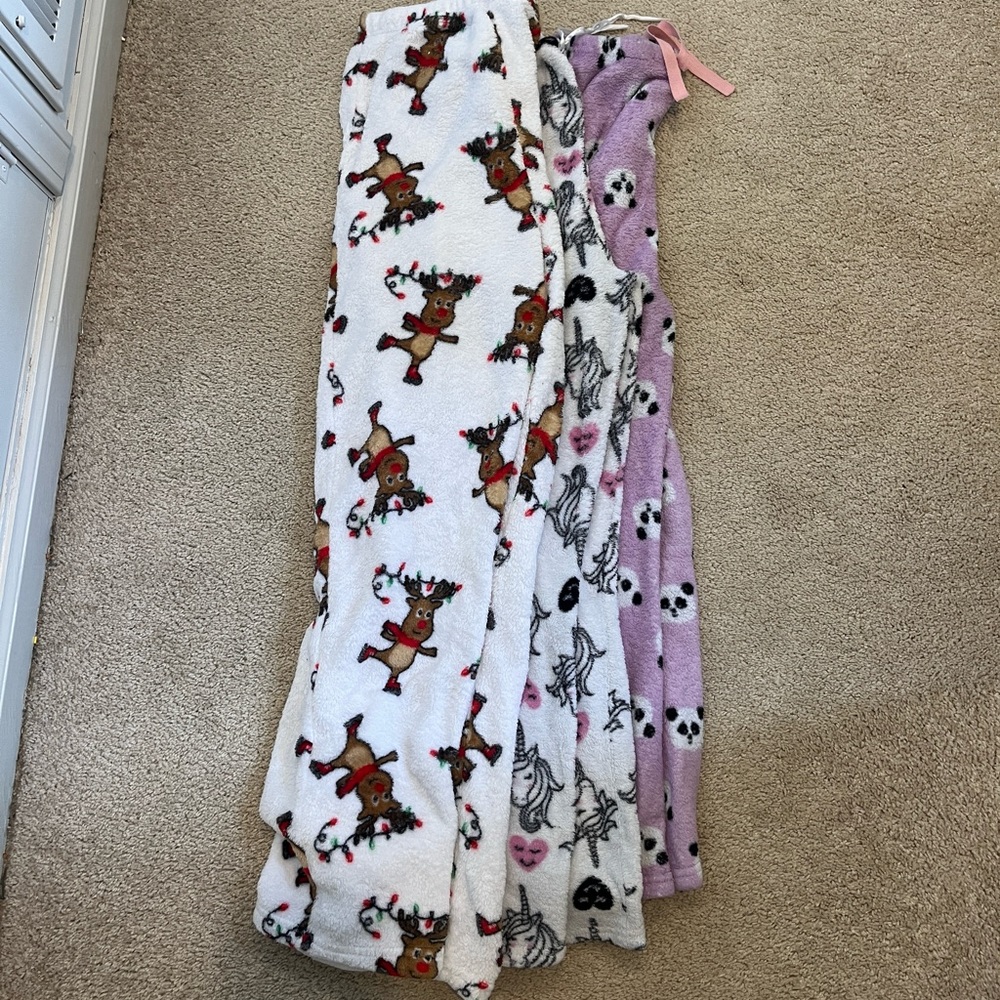 3 pajama pants